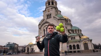 Стан Вавринка е вече в София – видя най-напред катедралата „Свети Александър Невски“