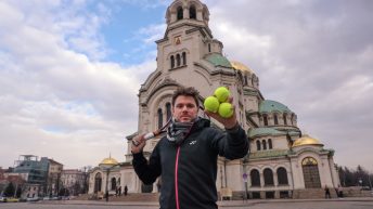Стан Вавринка с обръщение на български език